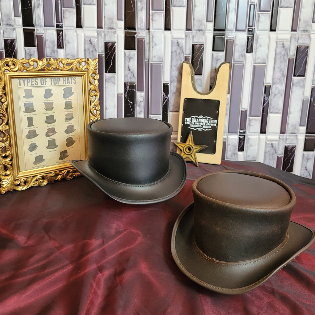 Leather Top Hat, the "Marlow" by American Hat Makers  MARBFXXXXXX Group Photo