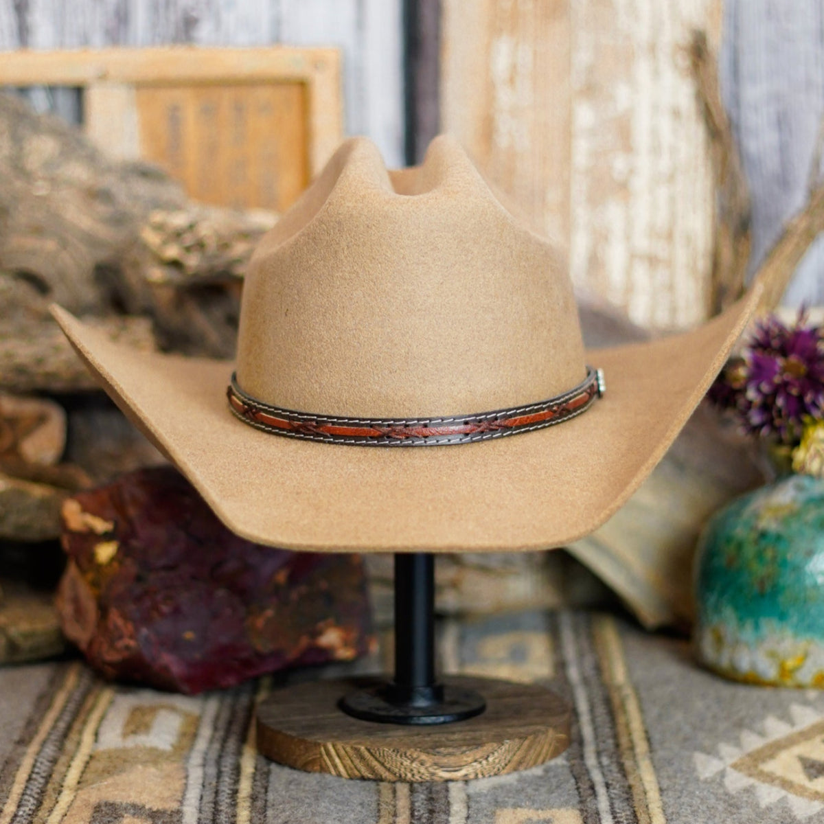 ラルフローレン　コンフォーター＆ピローシャム　セット　クイーン 2X Wool Hat “Gallop” by Justin JF0242GALP40FW – The Branding Iron