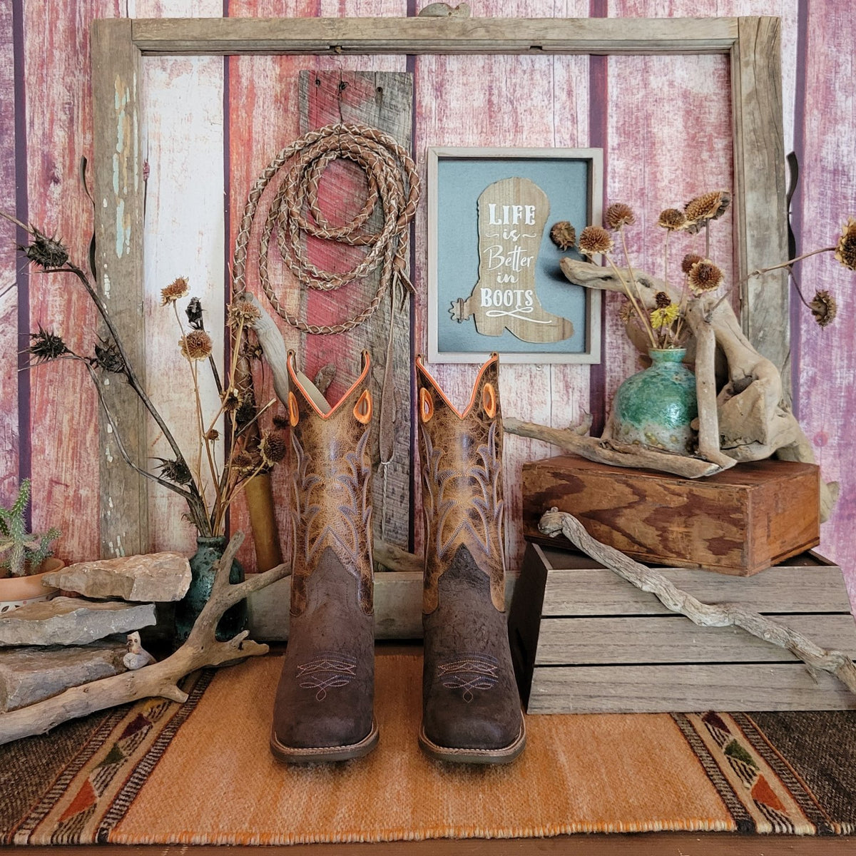 Kids country boots store