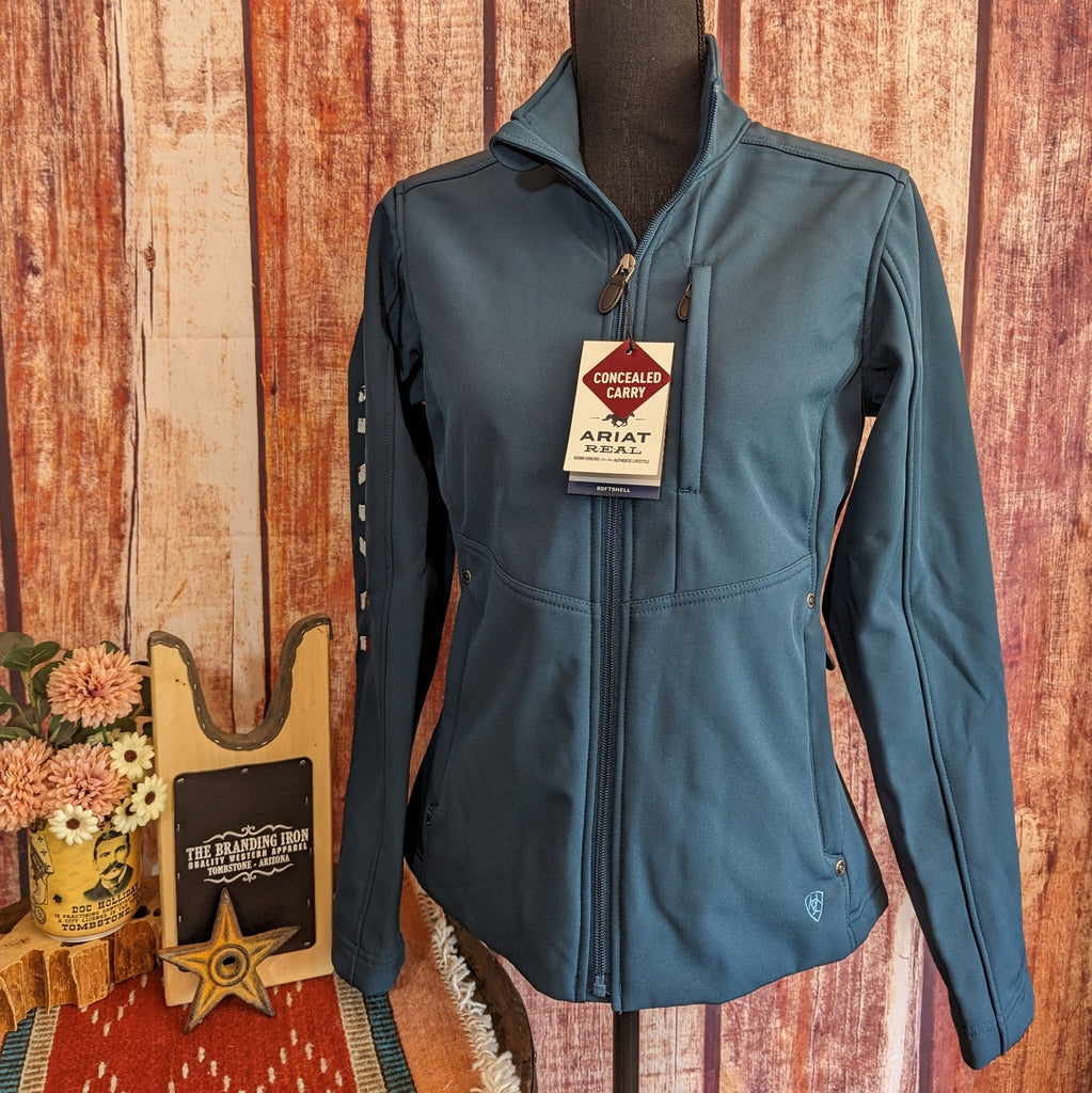 Women's Softshell Patriot Jacket by Ariat 10046566 front view