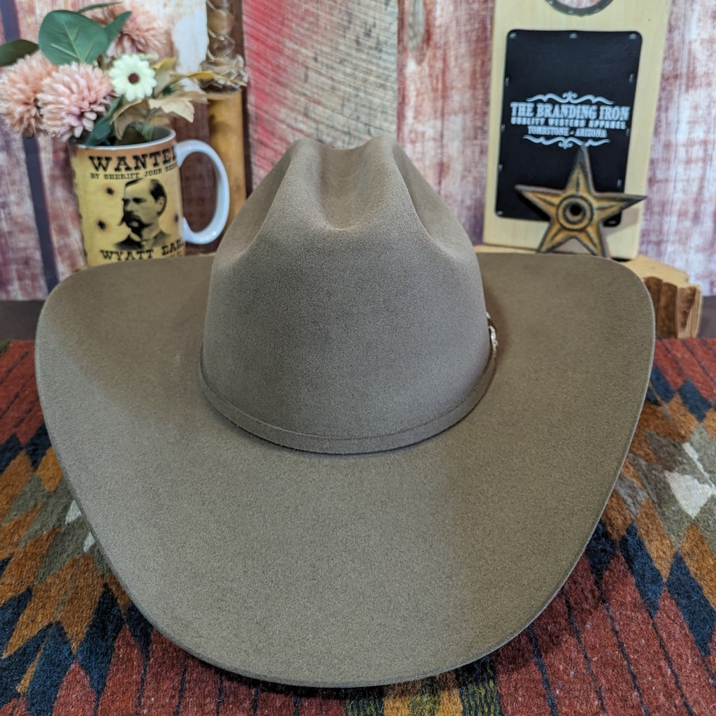5X Fur Felt Hat the "Lariat" by Stetson  SFLRAT-7540 Front View Driftwood