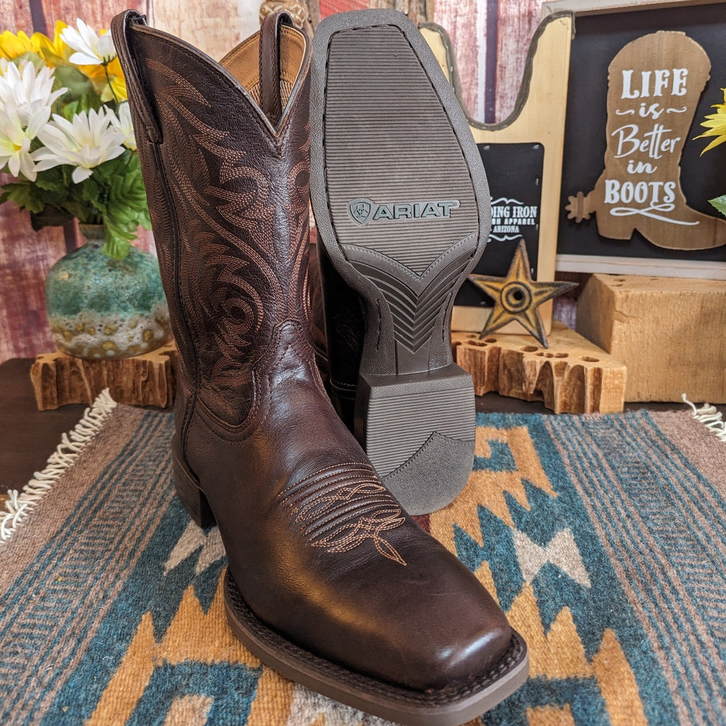 Men's Leather Boot "Sport Herdsman" by Ariat  10050990 Sole View