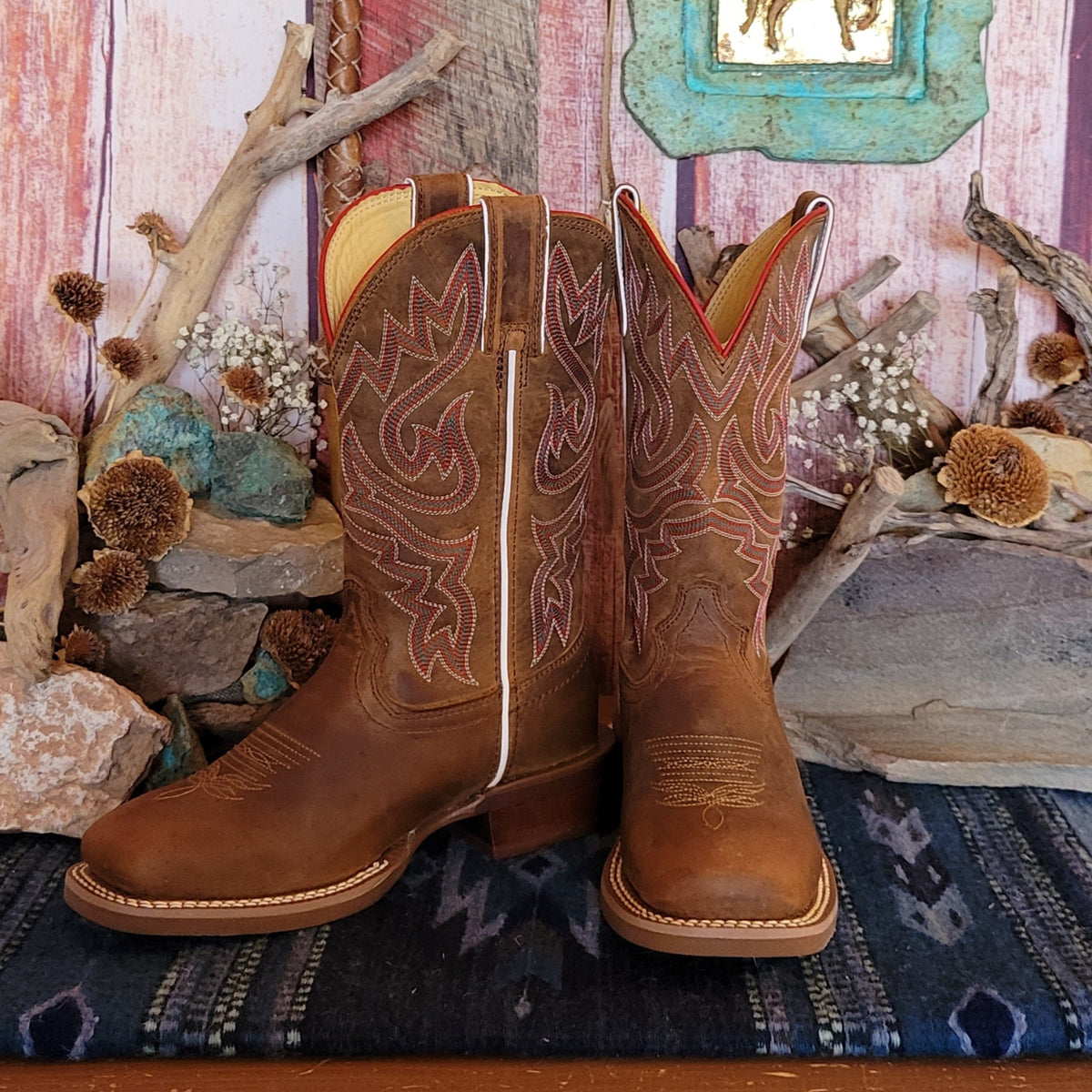 [JILLSTUART]★CABO★HALF BOOTS WOMENS CUADRA MAPLE EMBROIDERY & HARNESS SHORT BOOT CU642