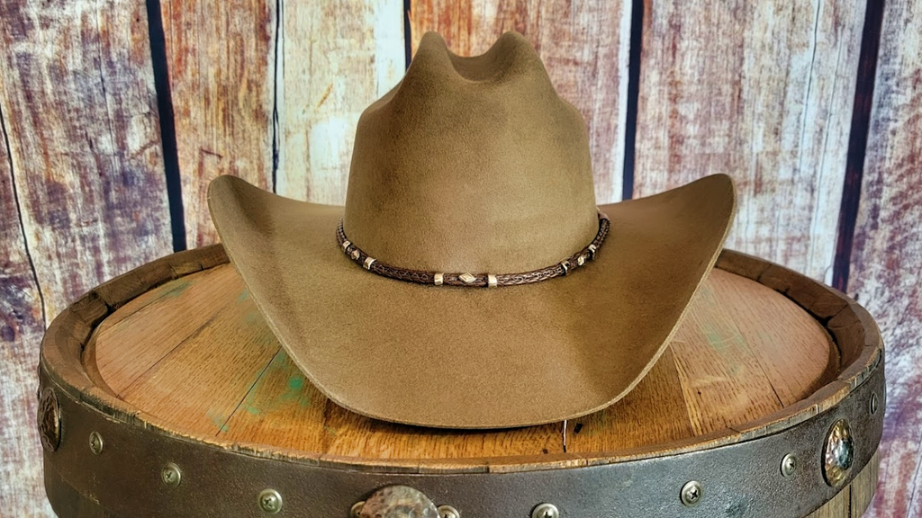 4X Wool Cowboy/Cowgirl Hat, the "Gholson" by Bullhide  Front Tilt View