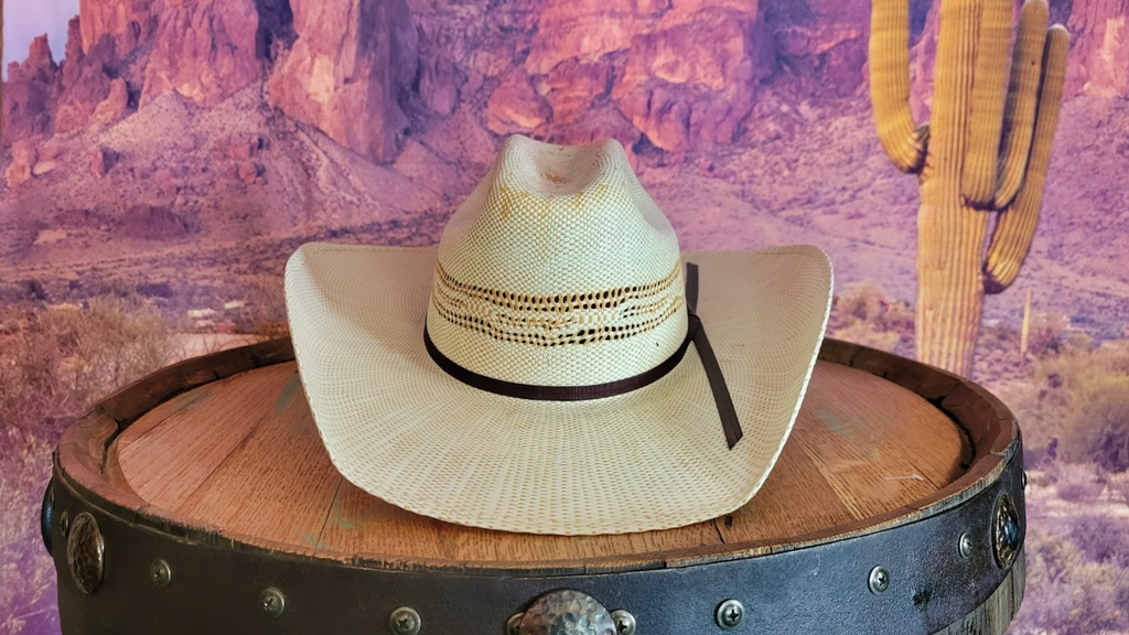Kids Straw Hat the "Cattleman" by Twister Front View
