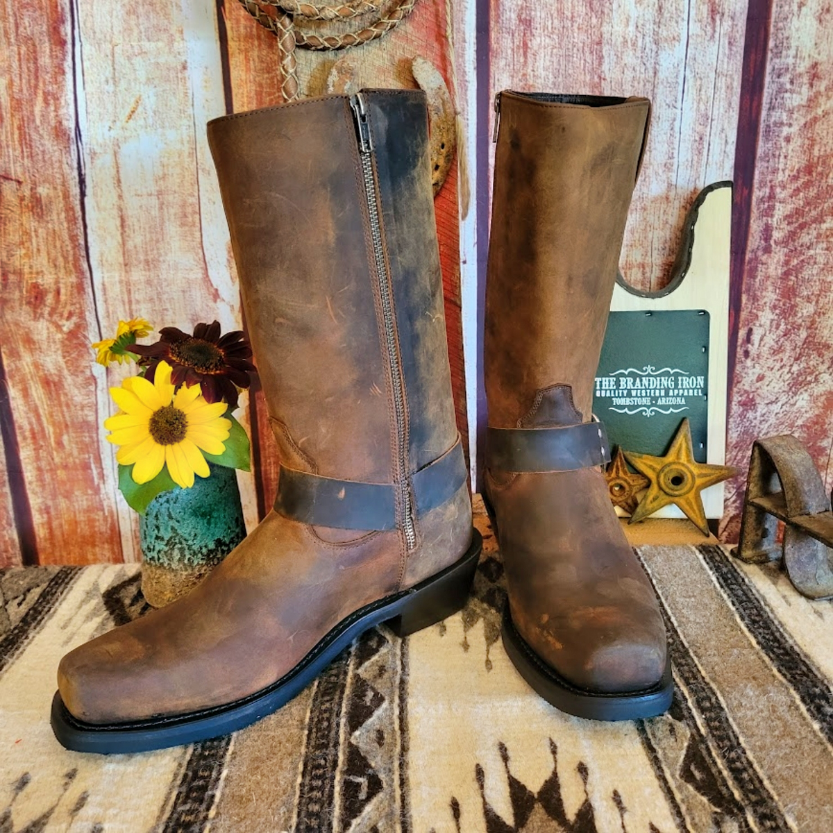 Old west harness boots best sale