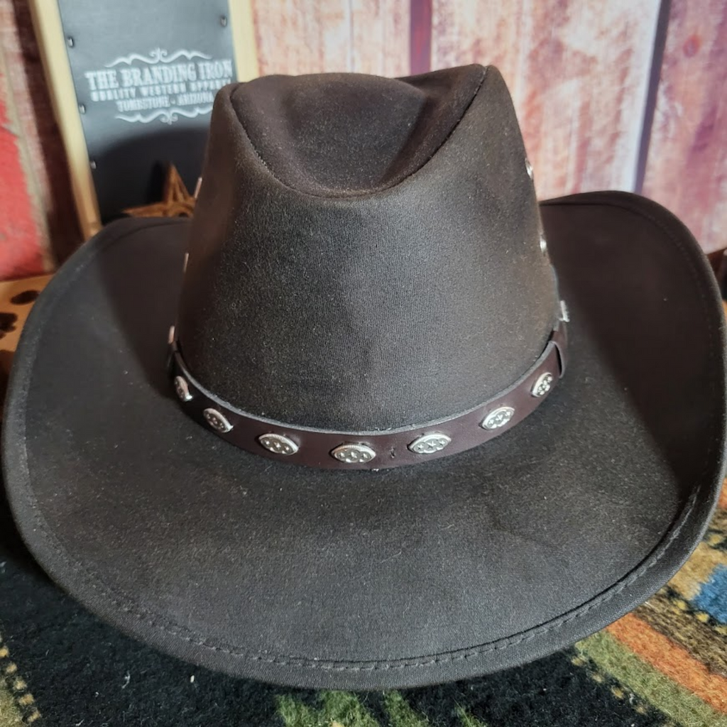  Oilskin Cotton Hat the "Badlands" by Outback Trading Company  Brown Hat