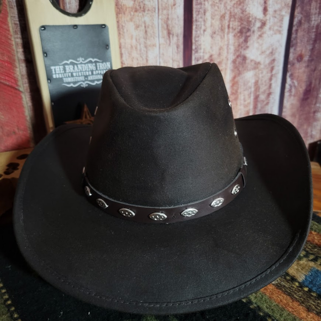  Oilskin Cotton Hat the "Badlands" by Outback Trading Company  Black Hat