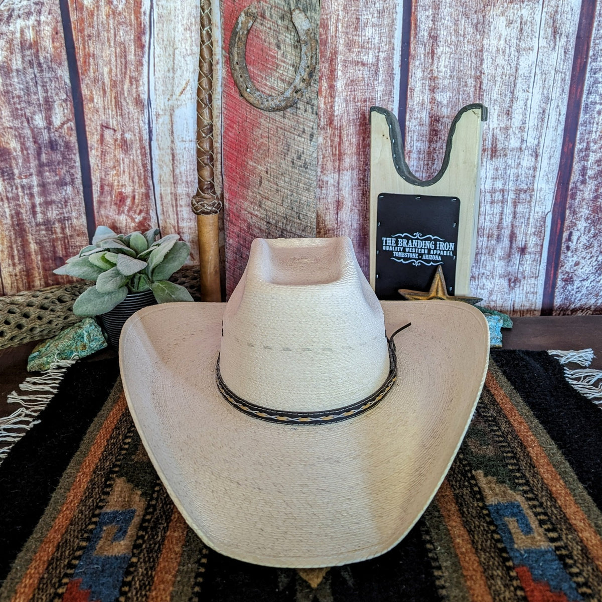 Stetson Square Straw Hat