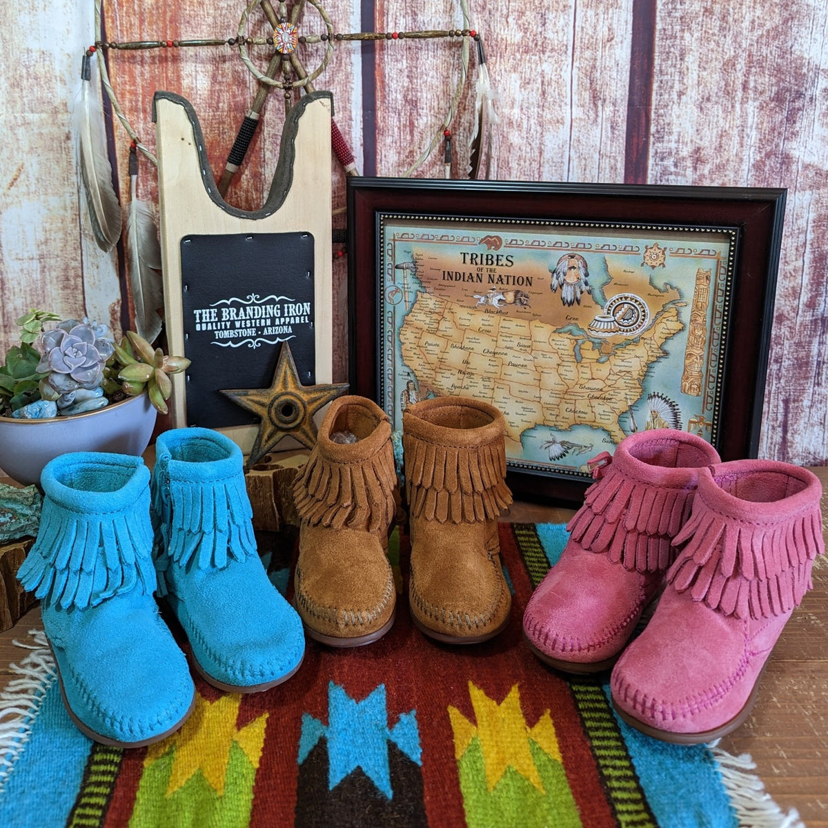 Infant & Kid's Moccasins with 