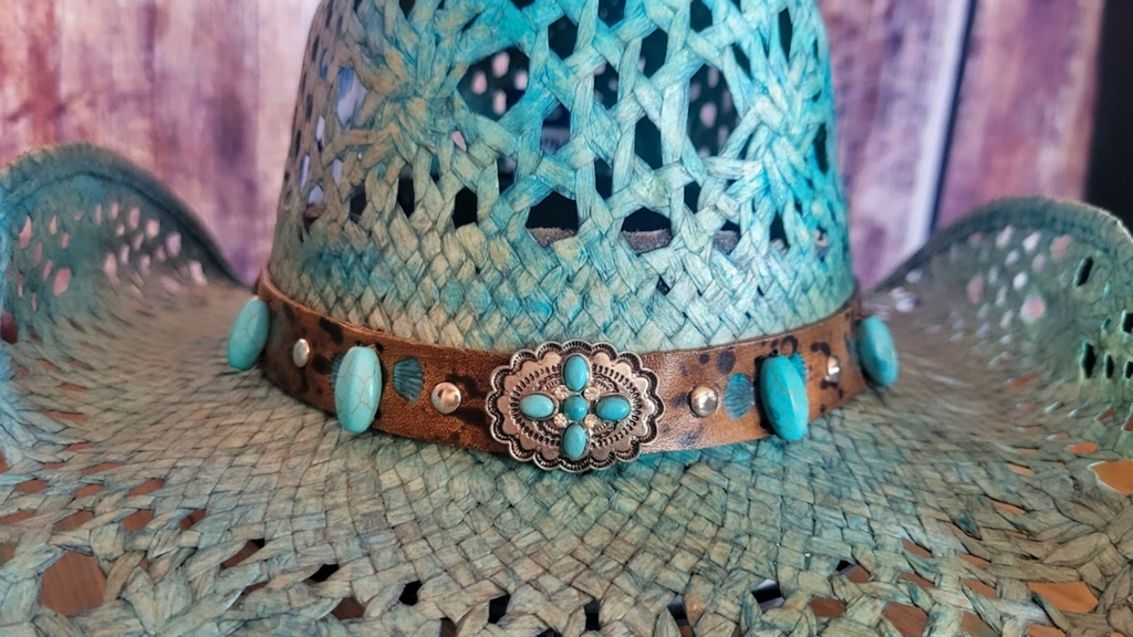Straw Hat the "Temptations" by Bullhide Hatband View