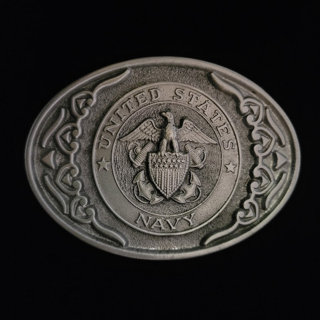 U.S. Military Belt Buckles by Colorado Silver Star Front View