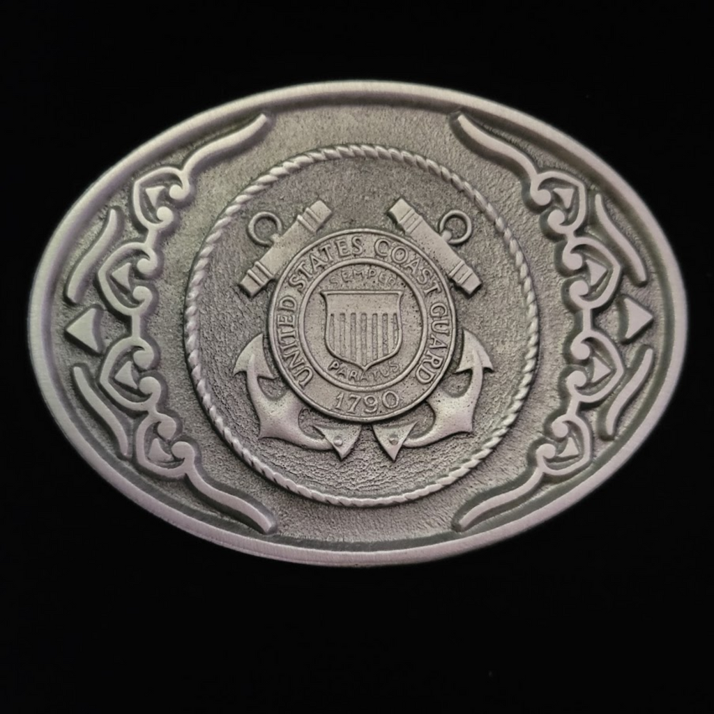 U.S. Military Belt Buckles by Colorado Silver Star Front View