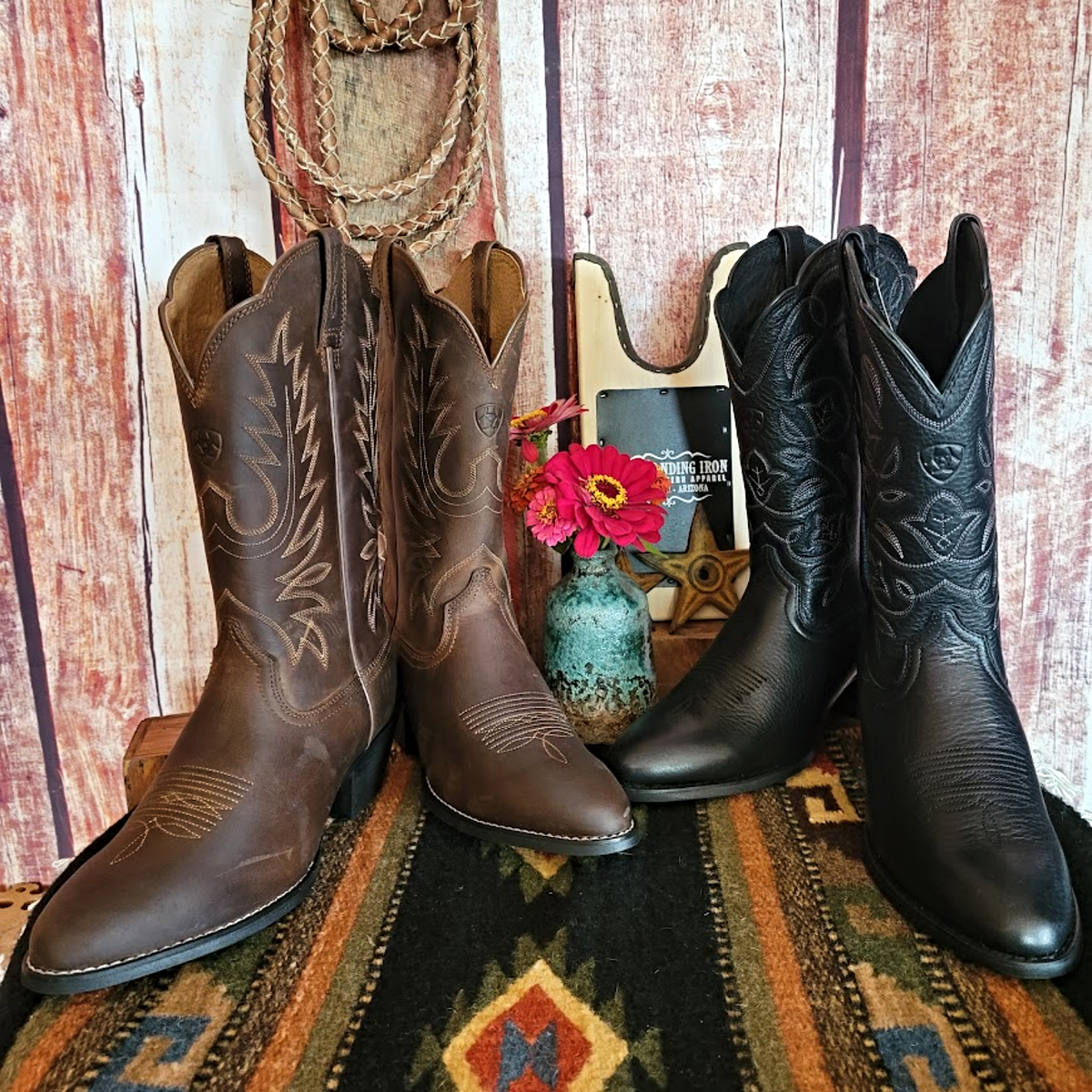 Ariat women's leather boots sale