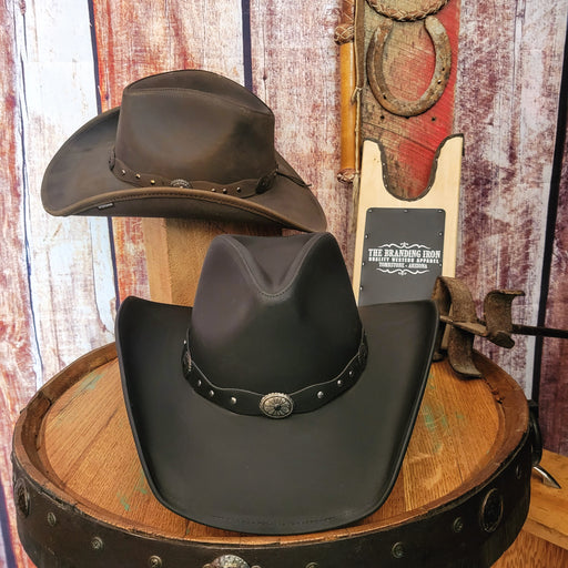 Western Leather hats
