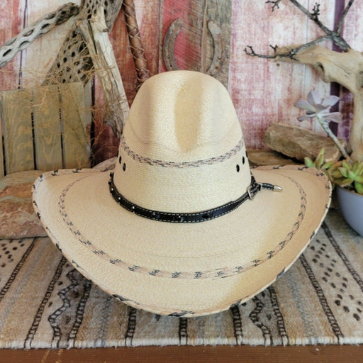 Palm Hat the “Prescott” by Bullhide   282 Front View