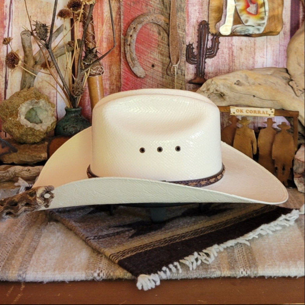 10X Straw Hat the "Morgan" by Justin JS1156MRGN400467 Side View