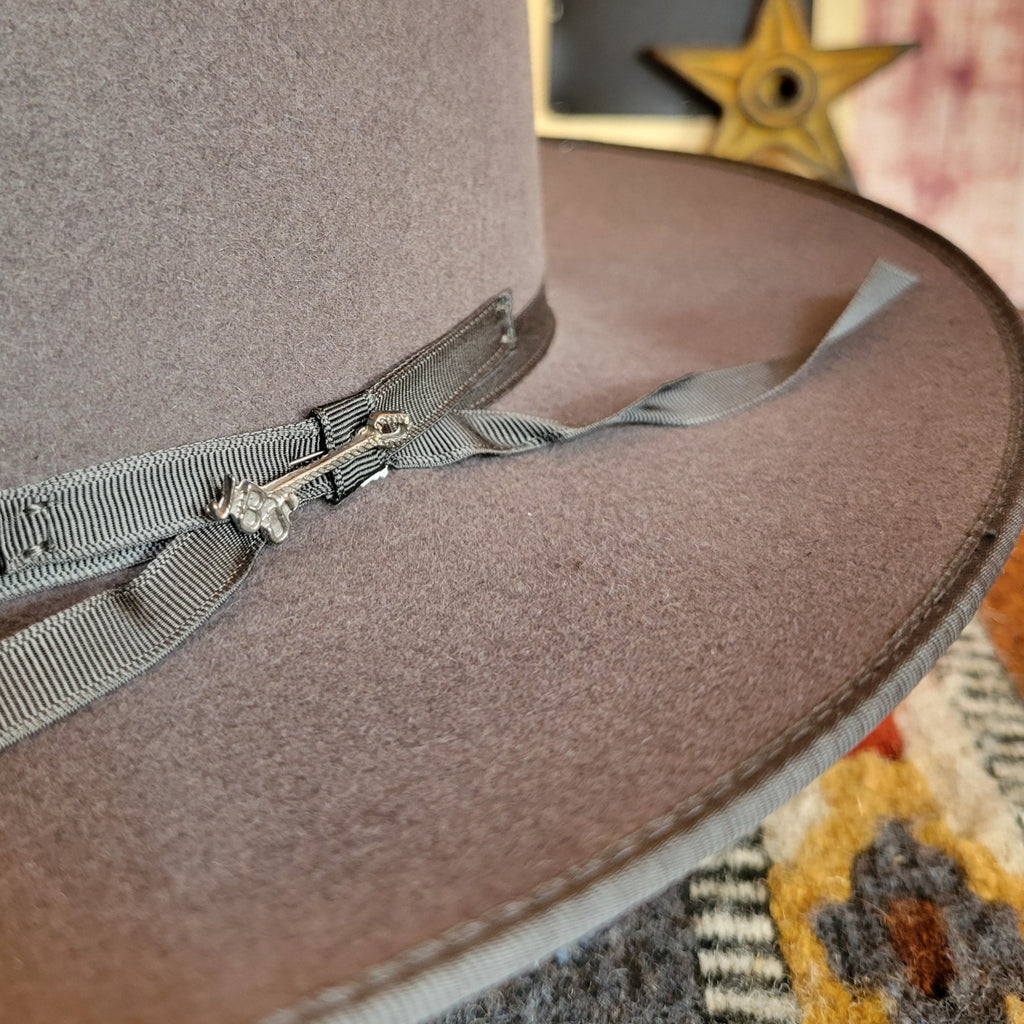 Fur Felt Hat the "Royal Deluxe Open Road" By Stetson TFROPR-3626 Detailed View Caribou 