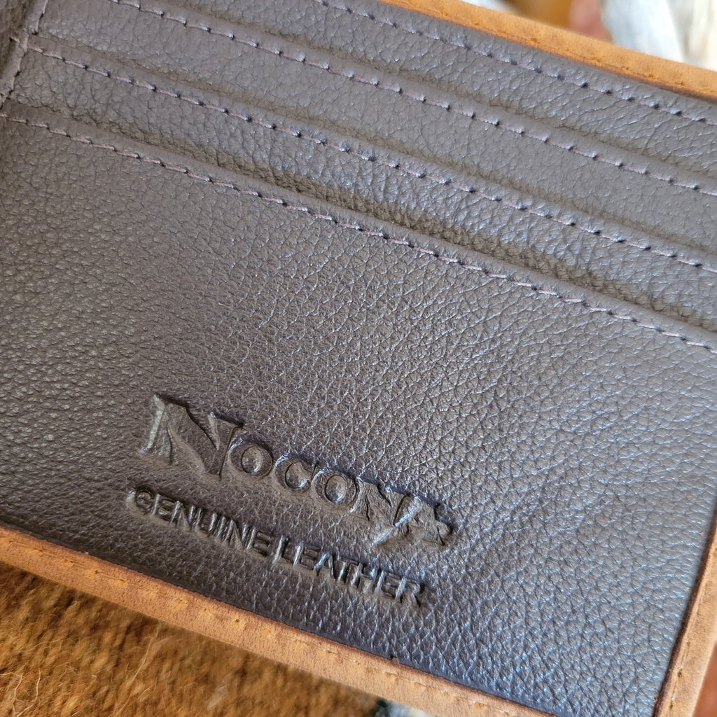 Leather Tri-Fold Wallet by Nocona  N500046444 Detailed View