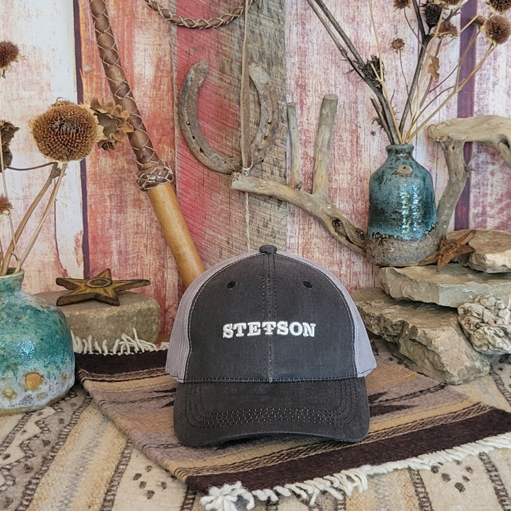 Trucker Cap by Stetson 11-077-0102-0050 BL Front View