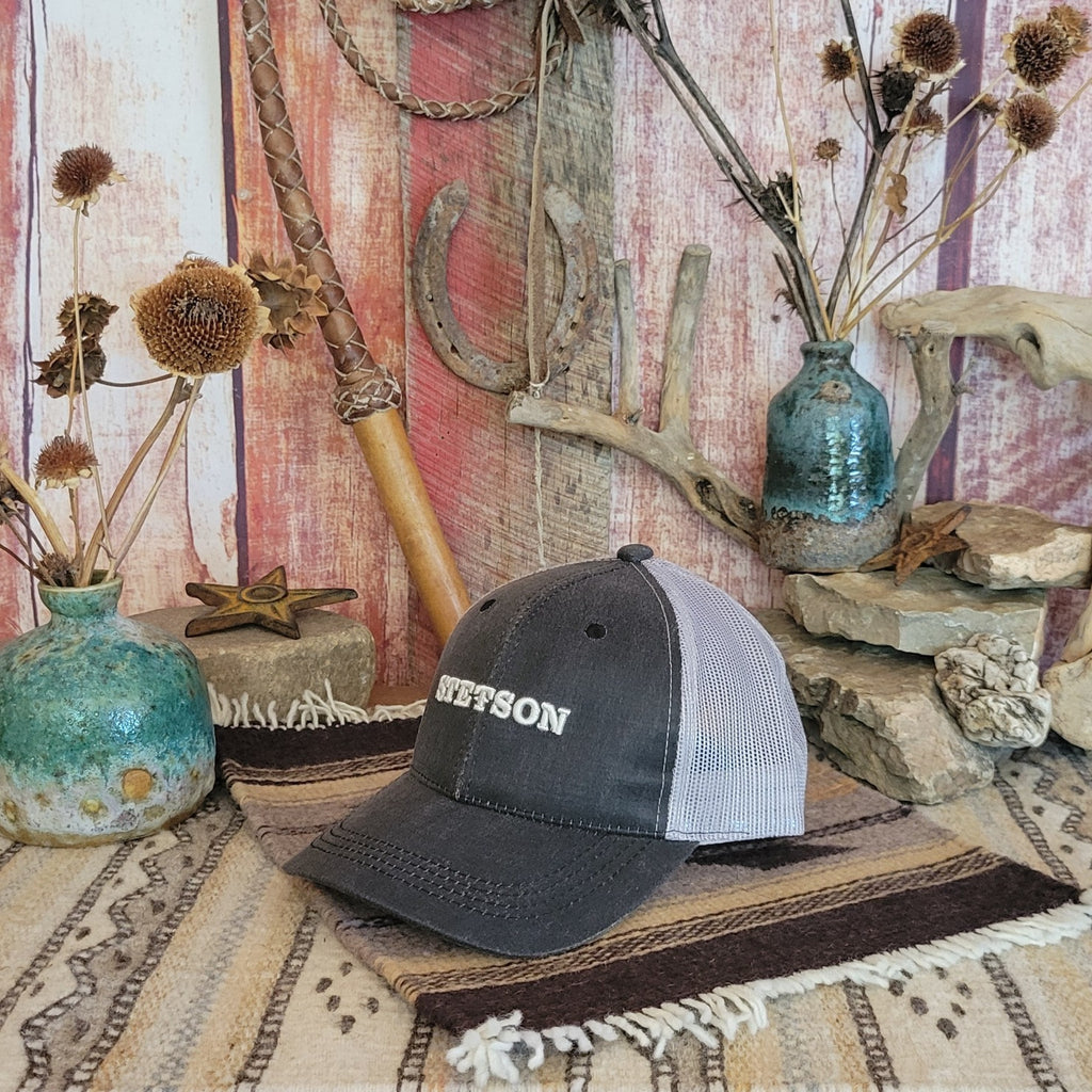 Trucker Cap by Stetson 11-077-0102-0050 BL Side View