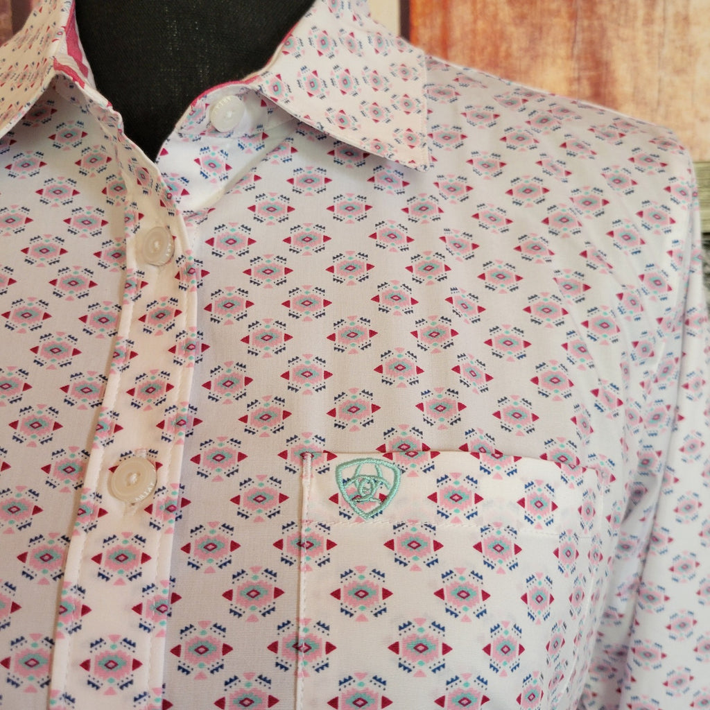 Women's "Kirby" Long Sleeve Shirt 10051330 Detailed View