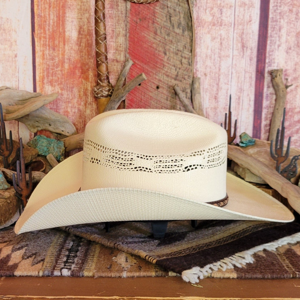 20X Straw Hat the "Bryson" by Justin    JS1056BYSN Side View