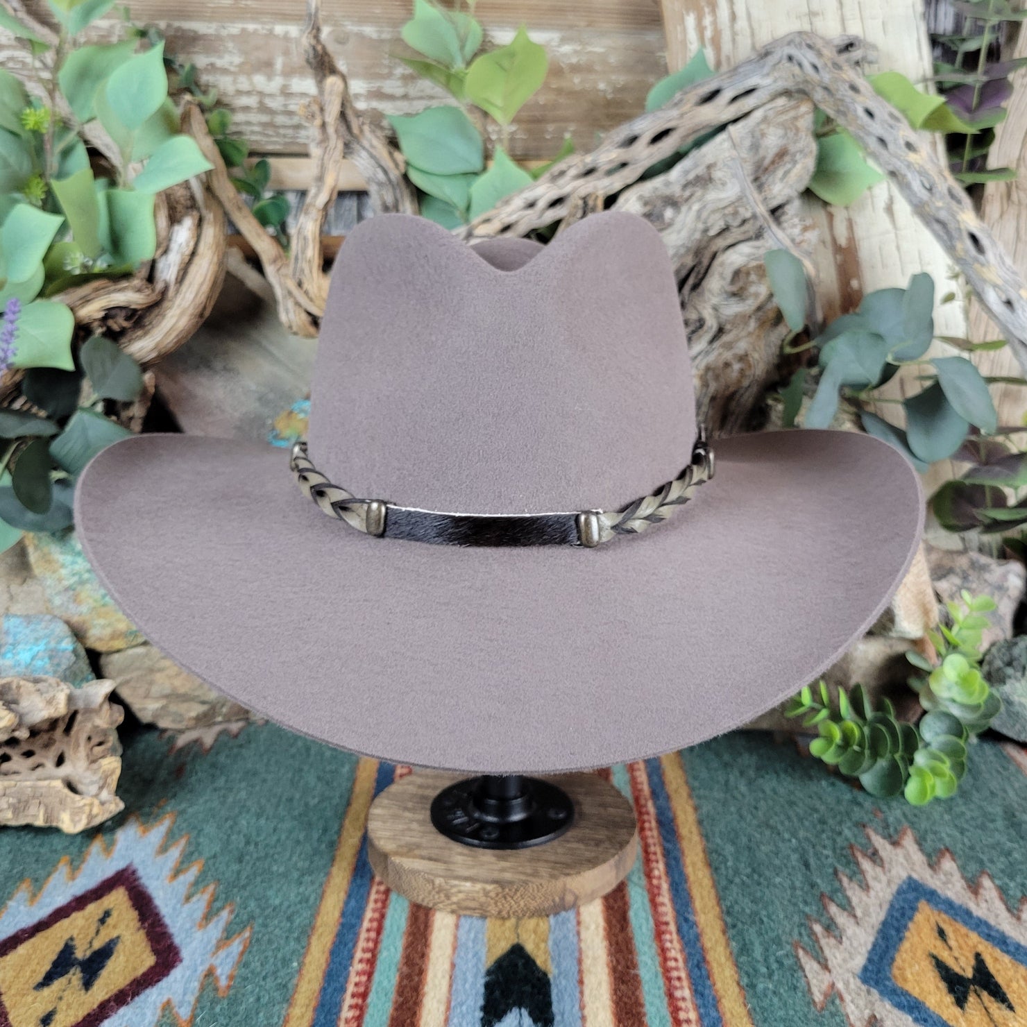 4X Buffalo Fur Felt Hat “Drifter” American Buffalo Collection by