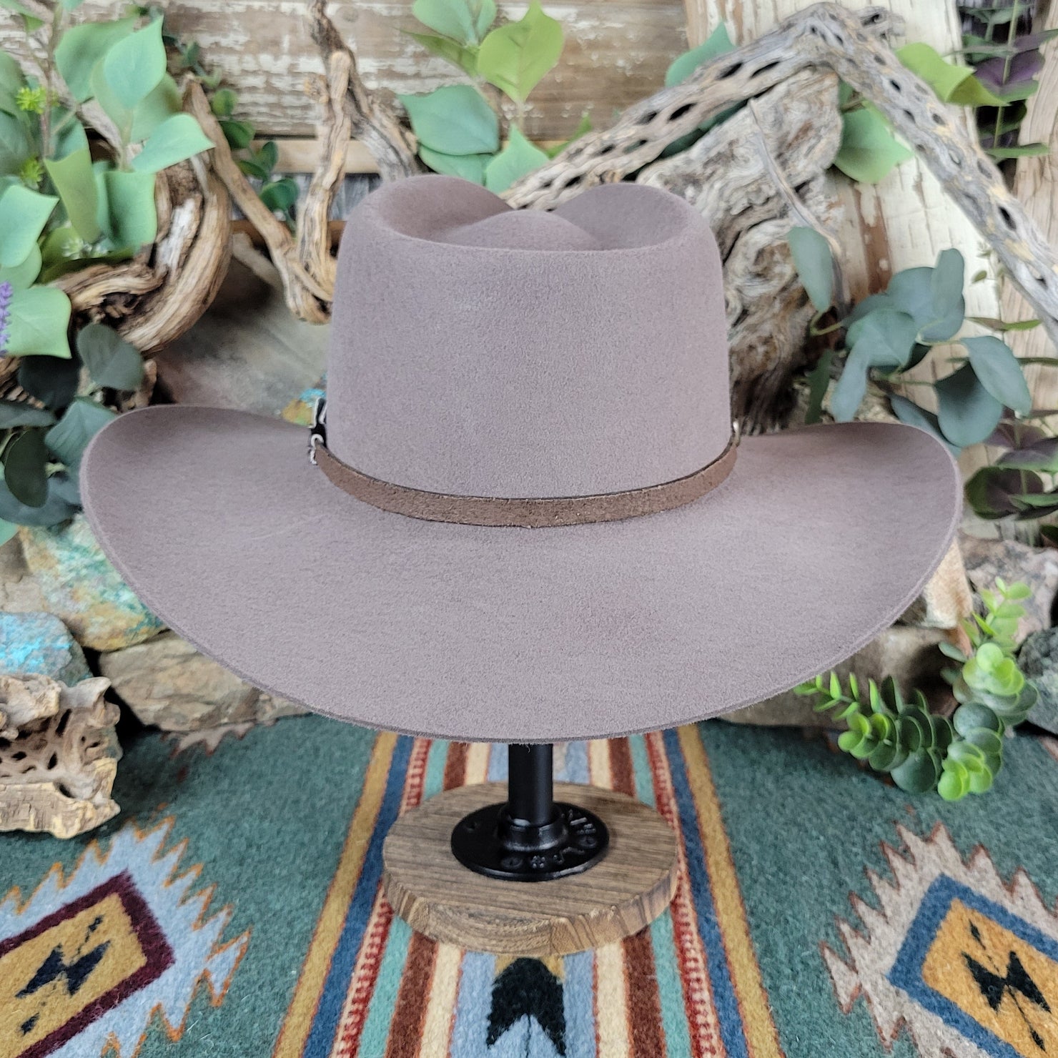 4X Buffalo Fur Felt Hat “Drifter” American Buffalo Collection by