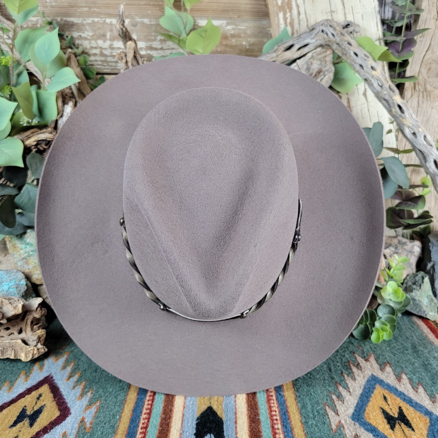 4X Buffalo Fur Felt Hat “Drifter” American Buffalo Collection by