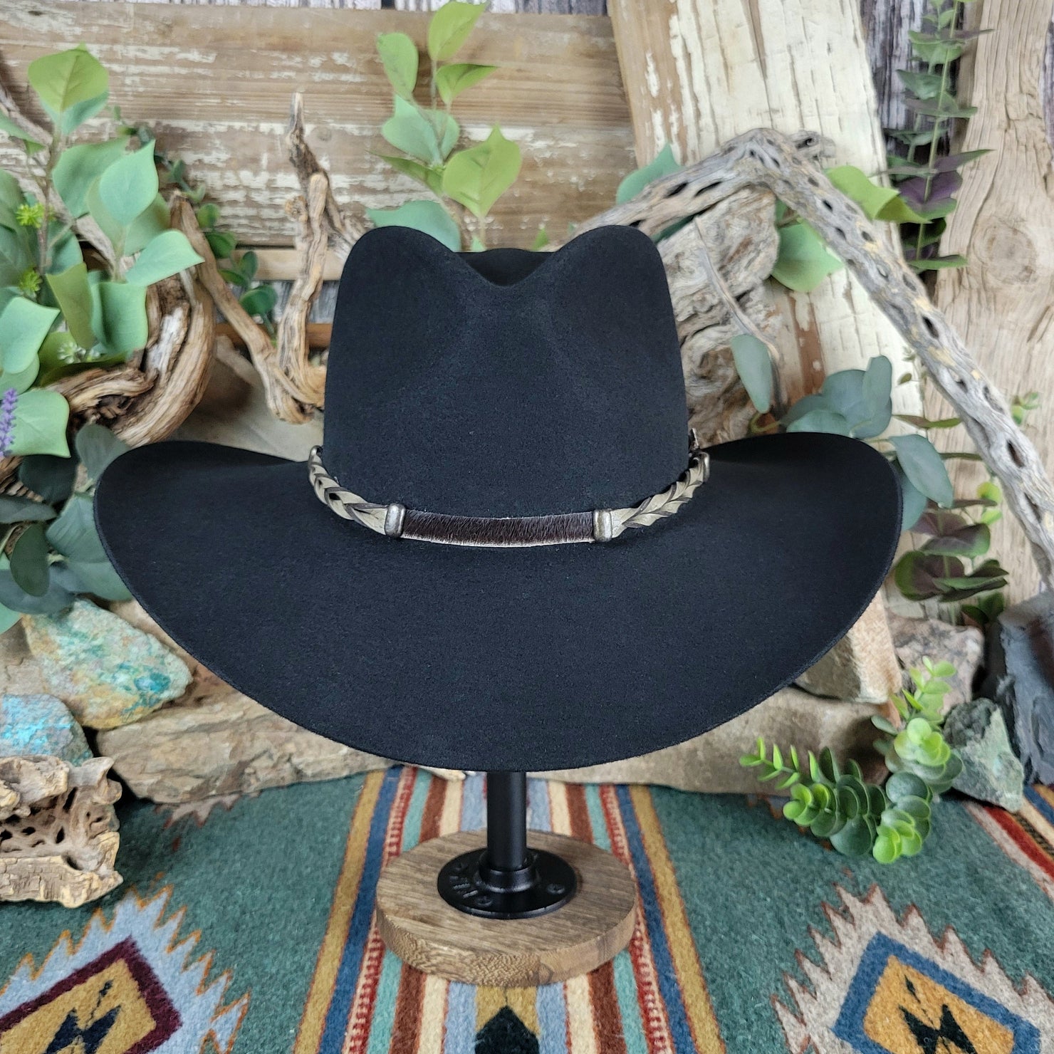4X Buffalo Fur Felt Hat “Drifter” American Buffalo Collection by