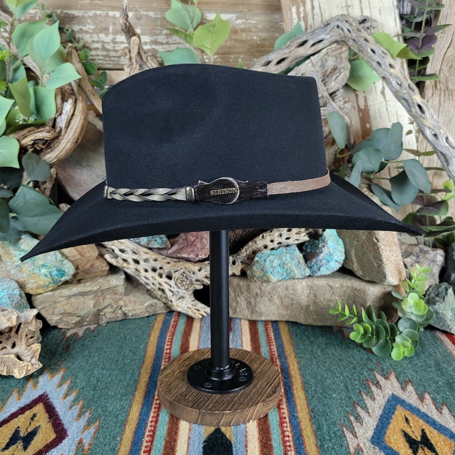 4X Buffalo Fur Felt Hat “Drifter” American Buffalo Collection by