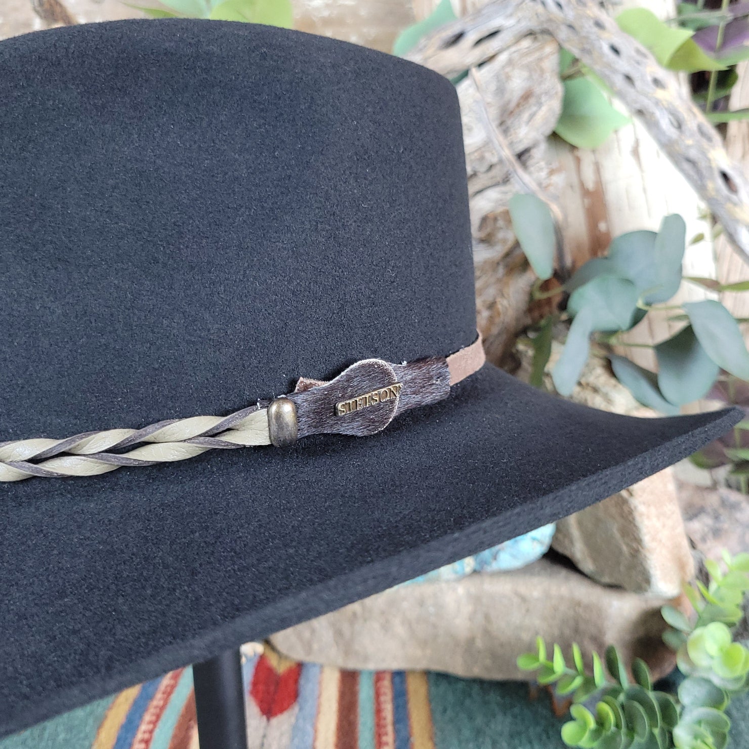 4X Buffalo Fur Felt Hat “Drifter” American Buffalo Collection by