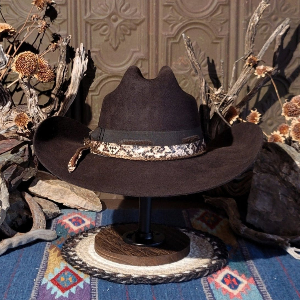 4X Wool Hat "Texas Hold 'Em" by Bullhide 0872CH Back View