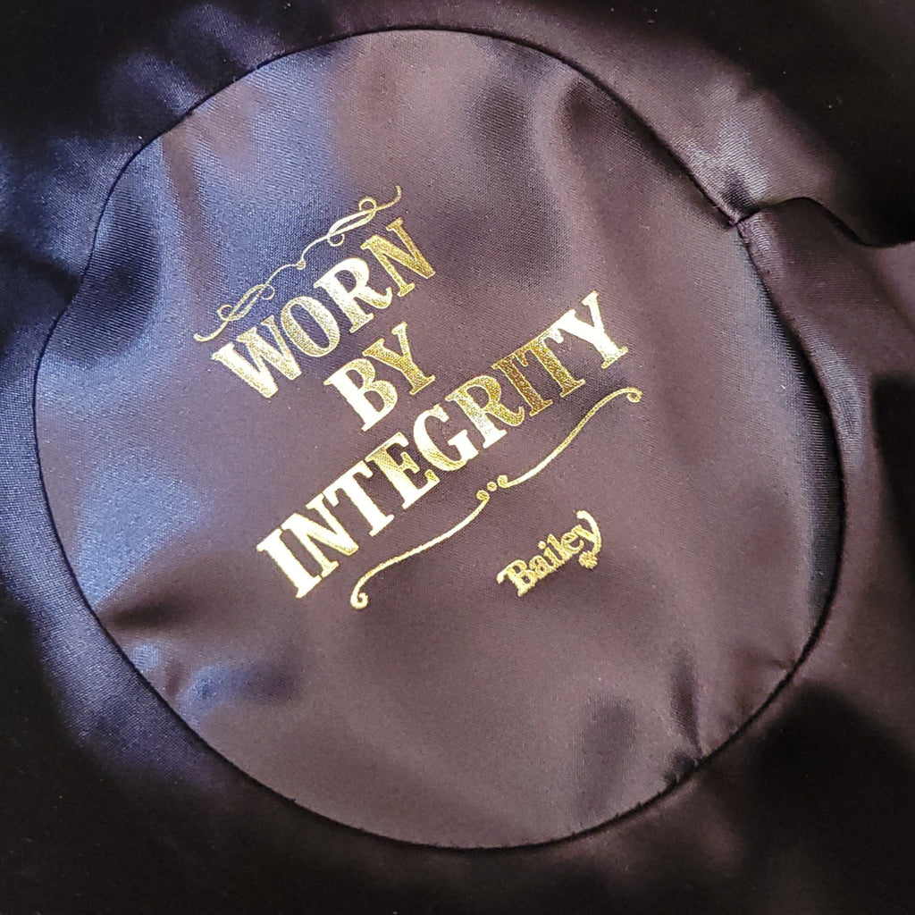 5x Fur Felt Hat "Rig" By Bailey  W2208H Inside View2 Black