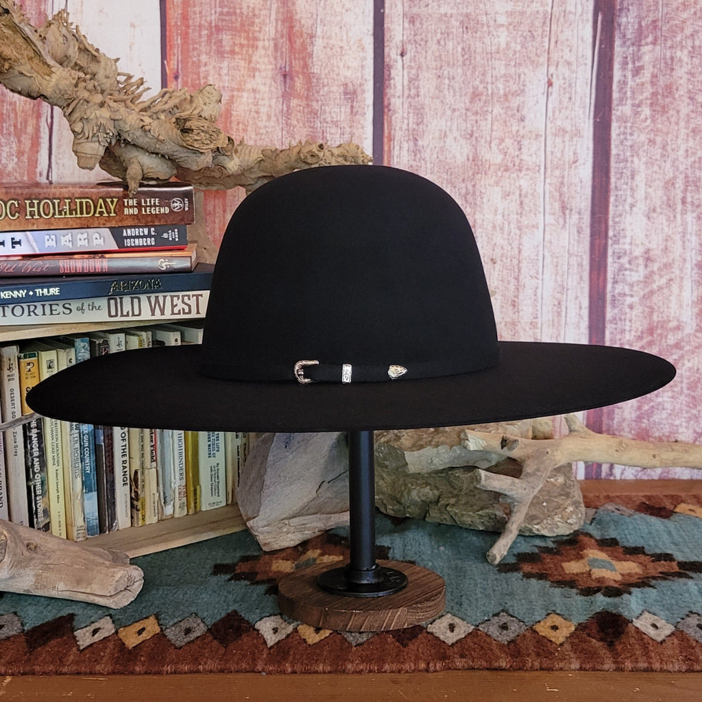 5x Fur Felt Hat "Rig" By Bailey  W2208H Side View Black 