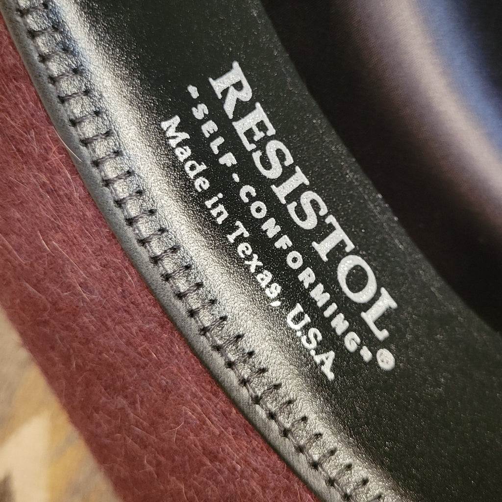 Close-up of the logo on the interior of the band.