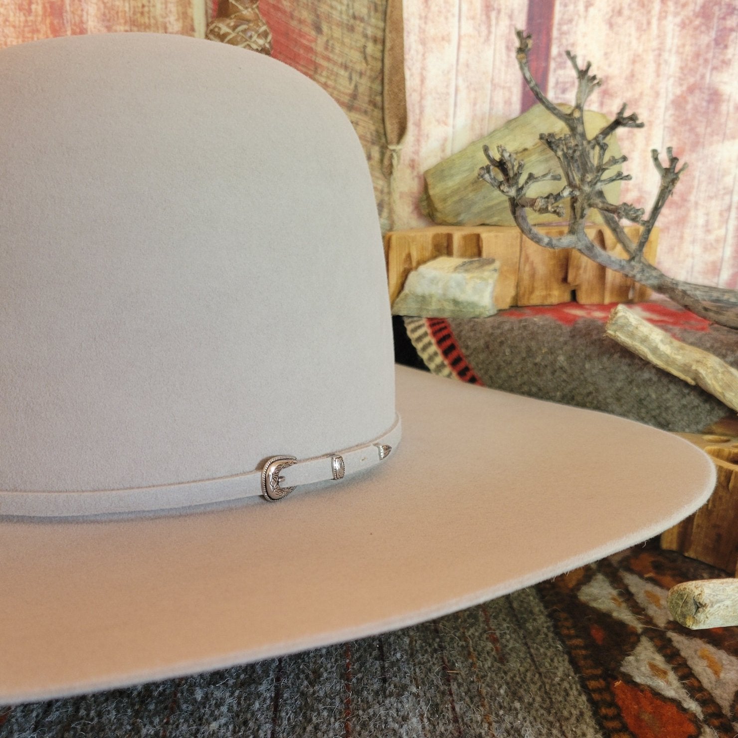 7X Beaver Hat the Open Crown by Rodeo King OCRWN The Branding Iron Tombstone AZ