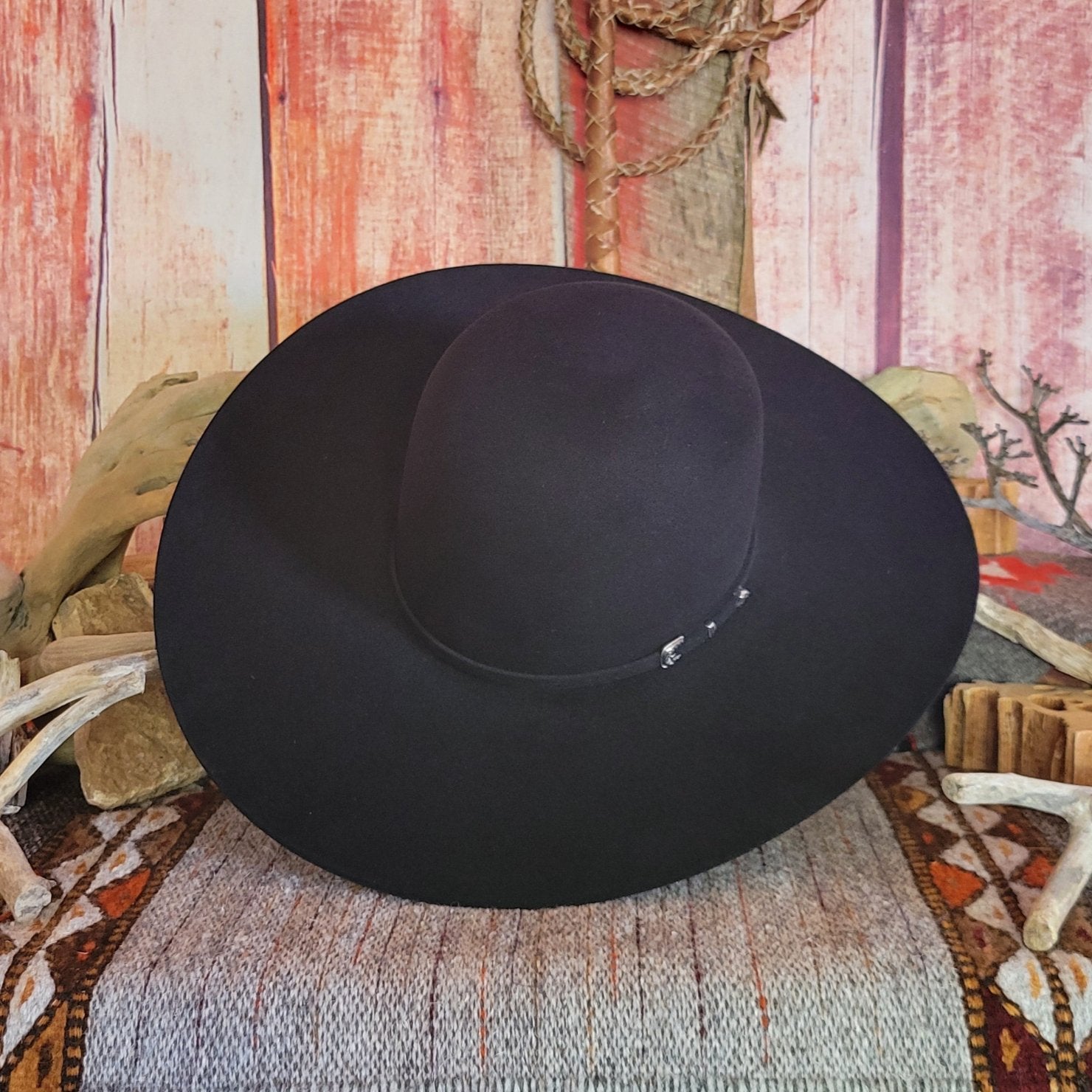 7X Beaver Fur Felt Hat “Open Crown” by Rodeo King OCRWN – The