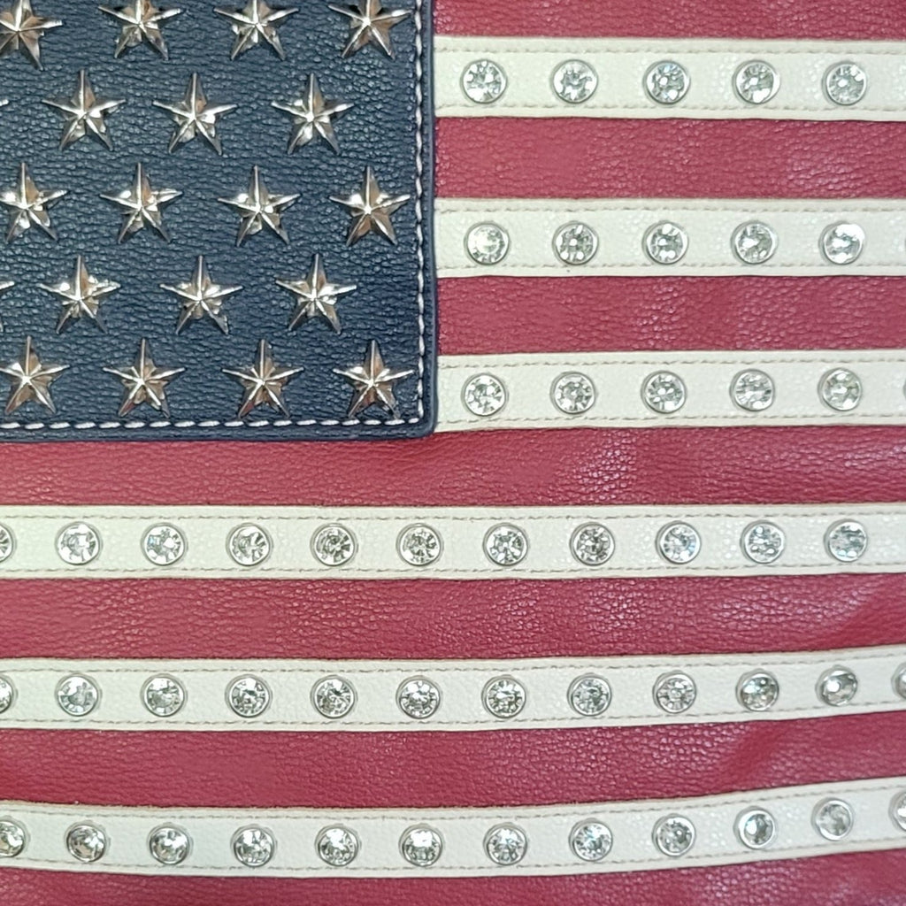 American Pride Concealed Carry Crossbody Bag by Montana West US04G-8287NY Detailed View