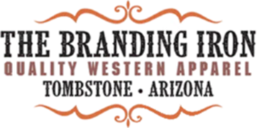 logo of Western wear for that Cowgirl or Cowboy in you! - The Branding Iron-Tombstone, AZ