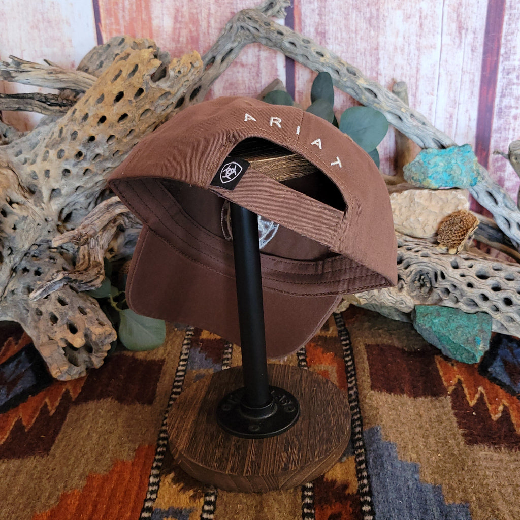 Ball Cap "Classy Lace" by Ariat 1514802/1514827 Back View Brown