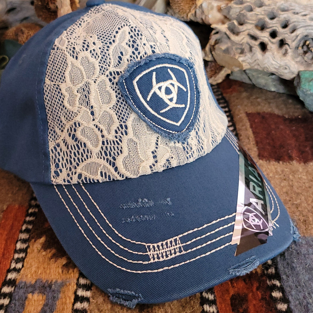 Ball Cap "Classy Lace" by Ariat 1514802/1514827 Detailed View Blue