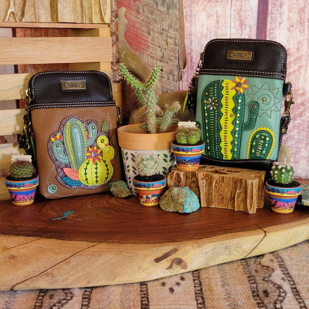 Cellphone "Cactus" Crossbody Purses by Chala Group Photo