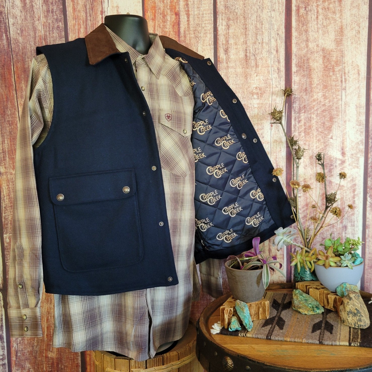 Cripple creek wool vest hot sale