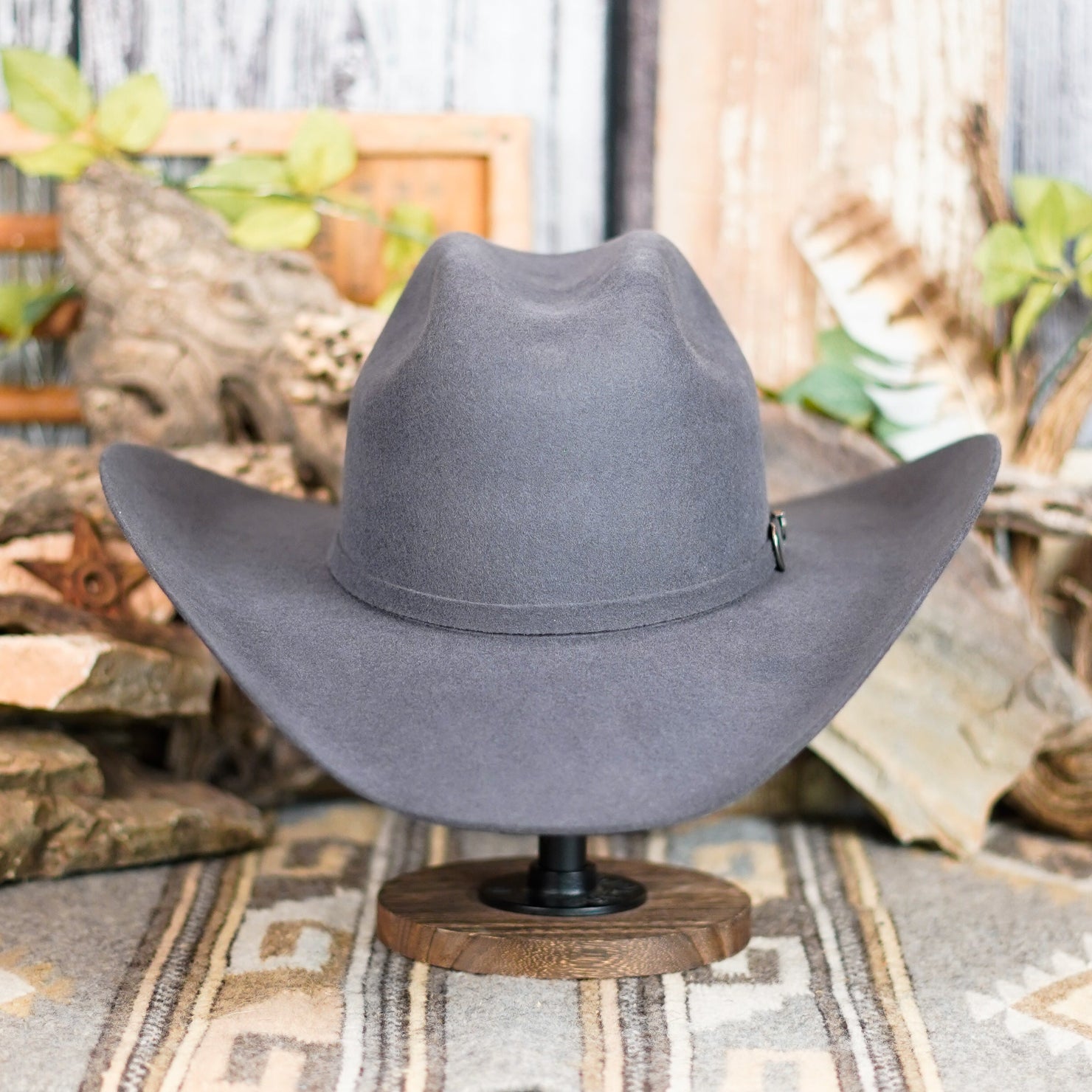 3X Wool Hat “Denton II” by Justin Hats JF0330DNT2 Smoke – The