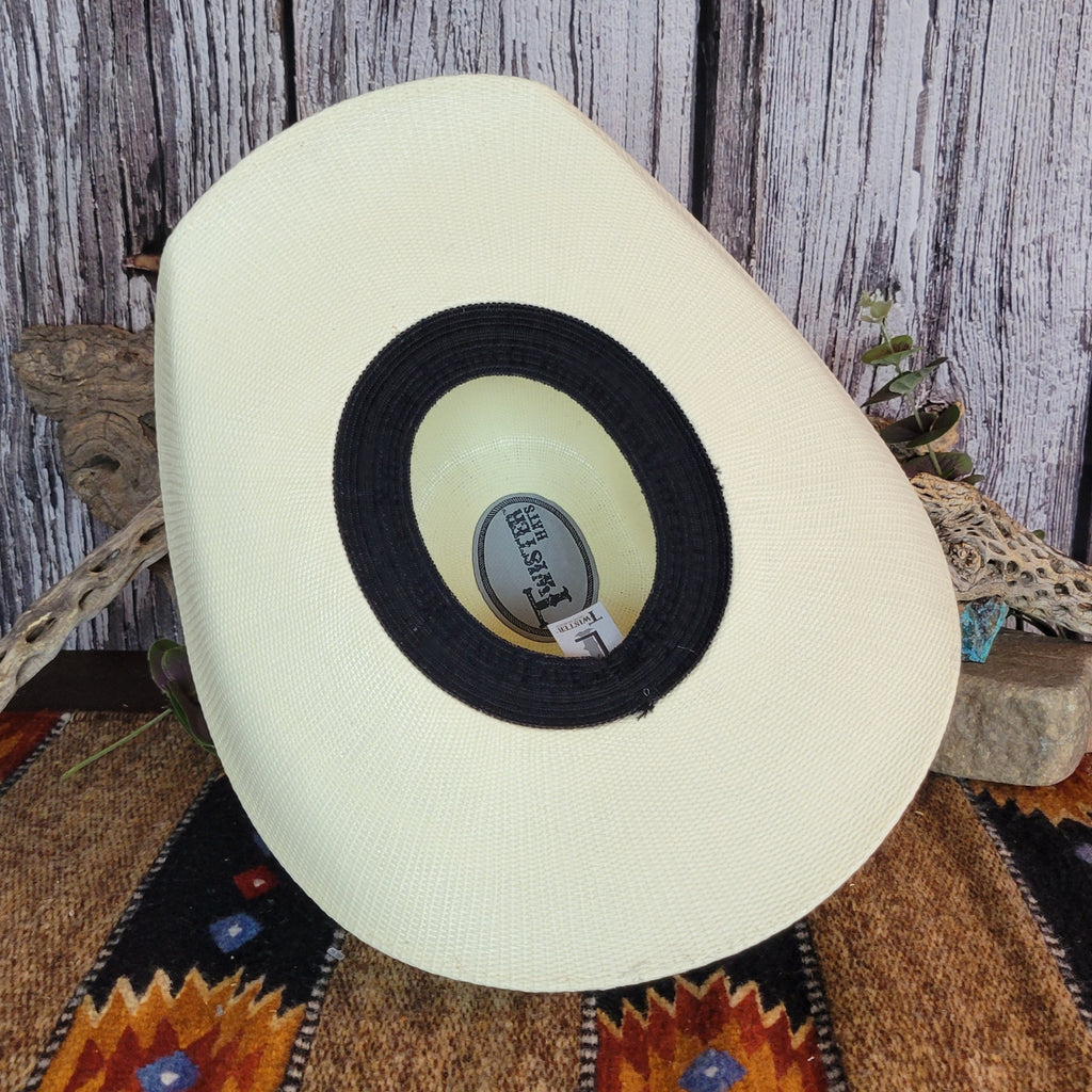 The inside of the hat features a black sweatband and the brand's logo inside.