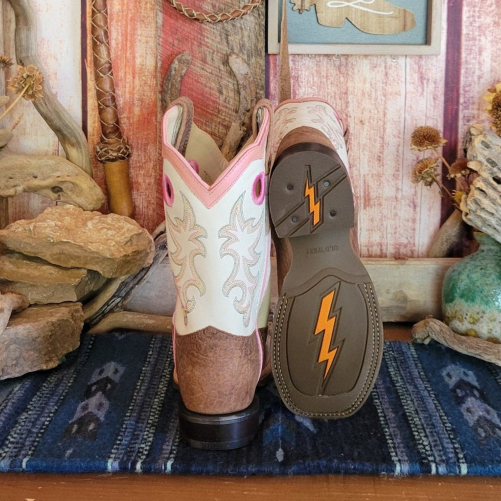 Kids' Leather Boots by Old West  BSC1992 Sole View
