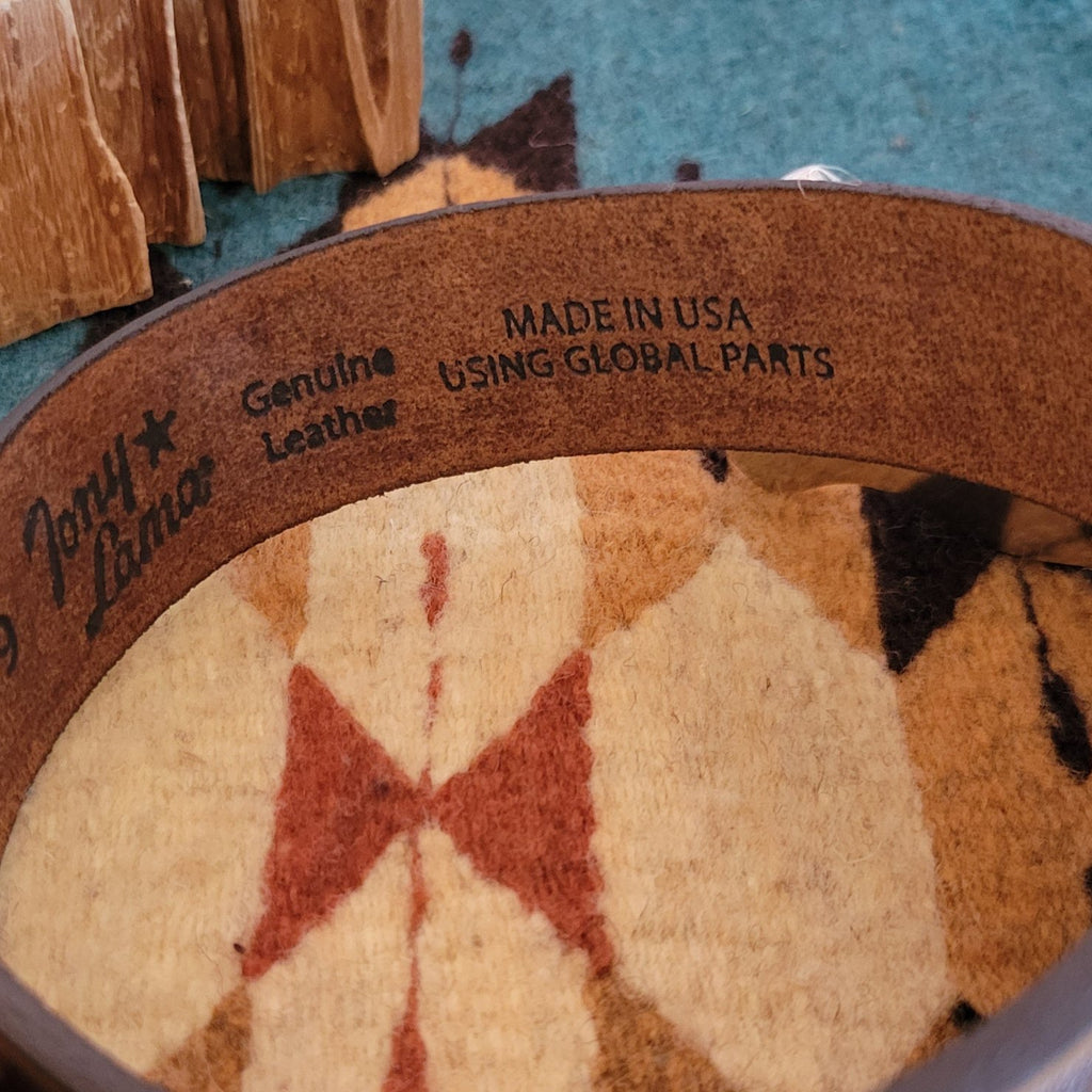Kids' "Little Texas" Belt by Tony Lama C60119 Inside Detailed View
