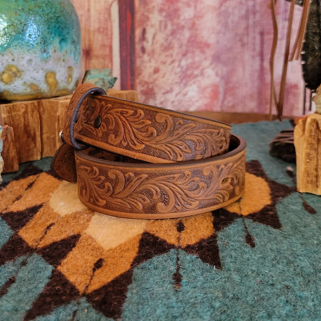 Kids' "Little Texas" Belt by Tony Lama C60119 Side View